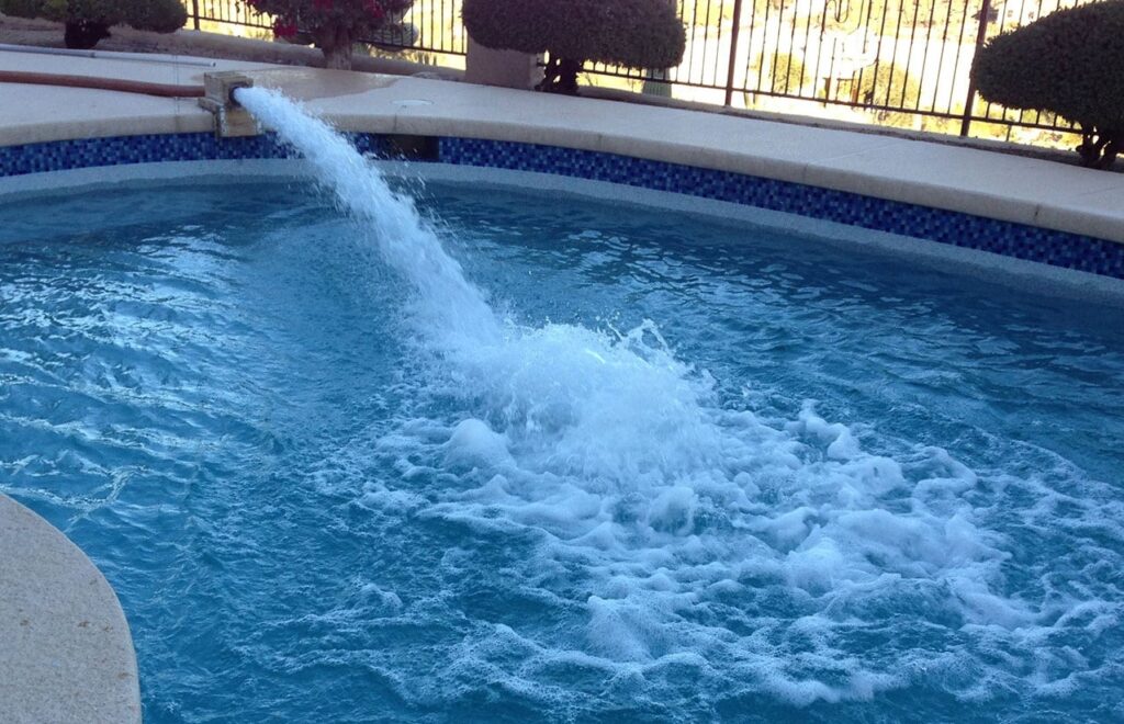 Pool water filling service